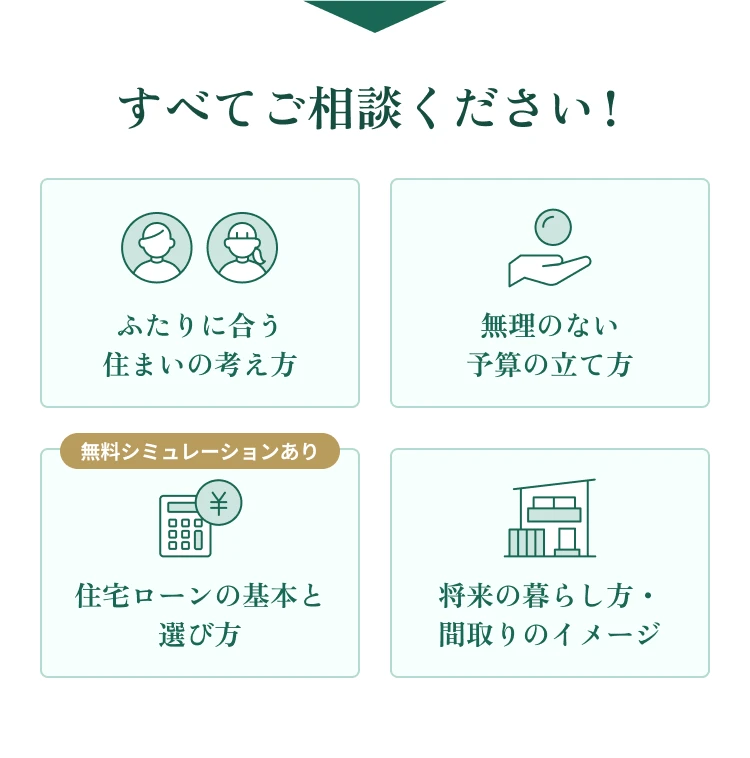 すべてご相談ください